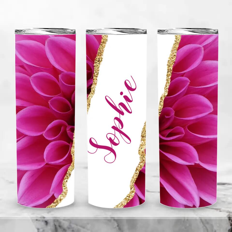 Personalized Skinny Tumbler (20Oz) – Dahlia