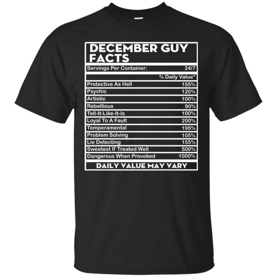 AGR December Guy Facts – Servings Per Container 24/7 Shirt, Hoodie