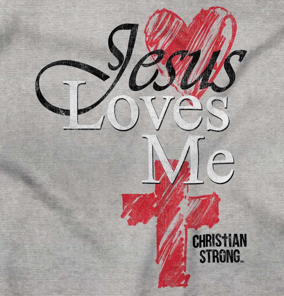 Jesus Loves Me Cross Youth Hoodie