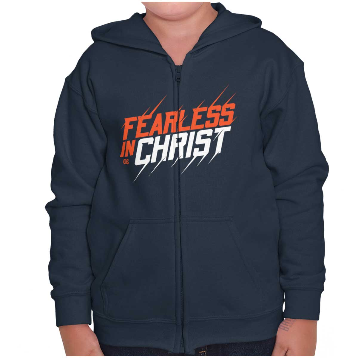 Fearless In Christ Youth Zip Hoodie