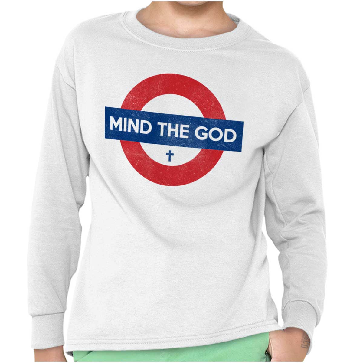 Mind The God Youth Long Sleeve T Shirt