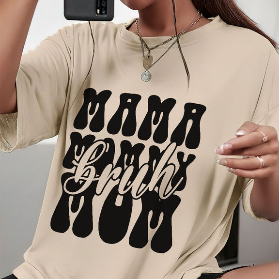 Mother’s Day – Mama Mommy Mom Brush, Mother’s Day Gift Shirt, Gift for Mom, Gift for Her, Dead Tired Mom Shirt – Personalized Shirt