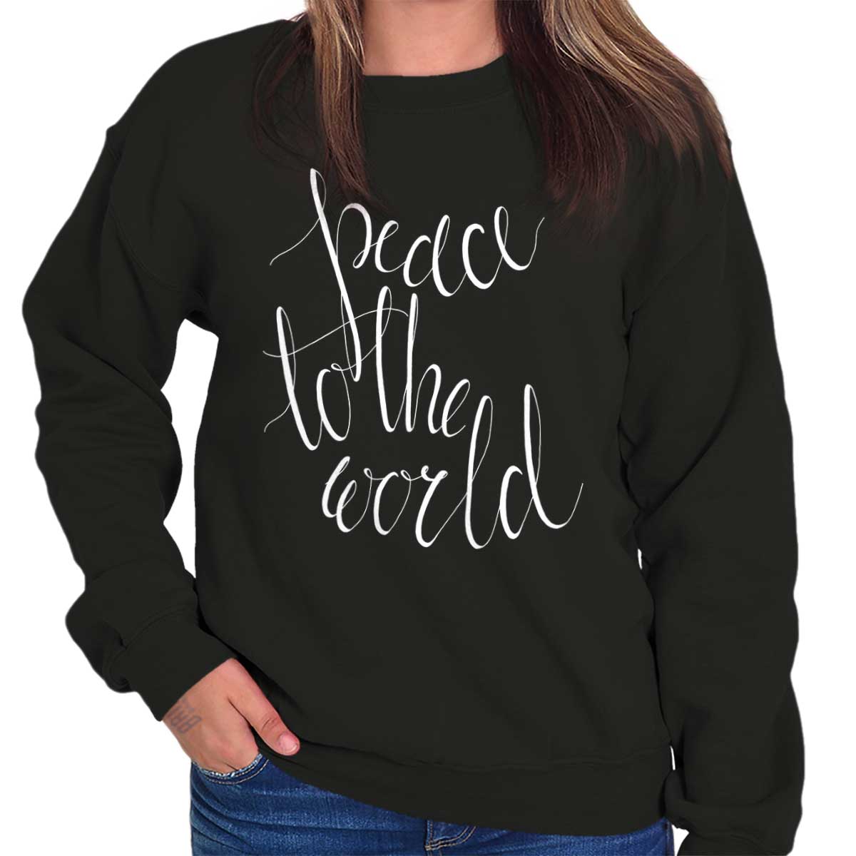 Peace To The World Crewneck Sweatshirt