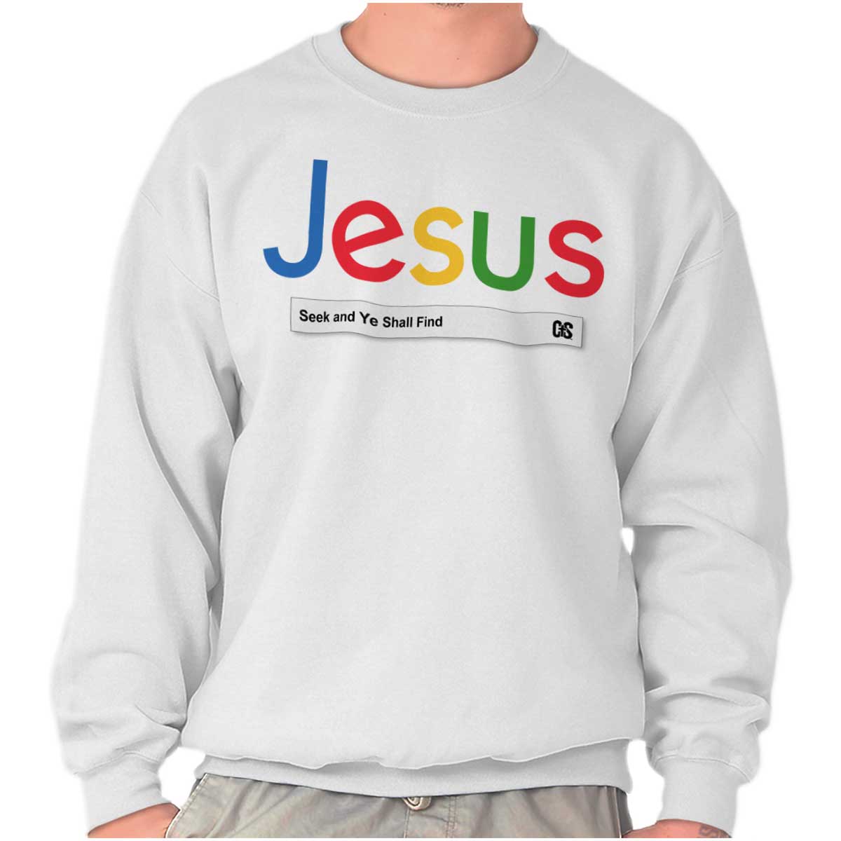 Jesus Seeking Answers Crewneck Sweatshirt