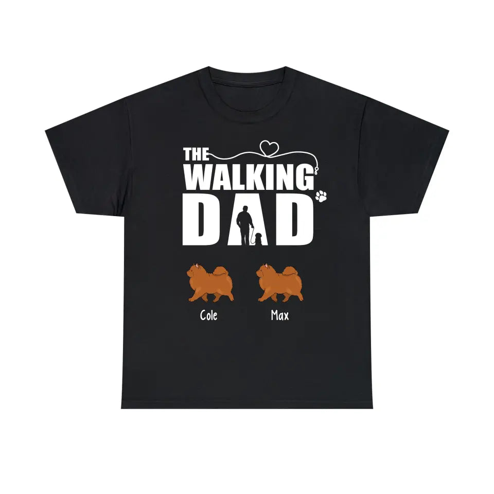 The Walking Dad – Father’S Day Personalized Gifts Custom Dog Shirt For Dog Dad, Dog Lovers