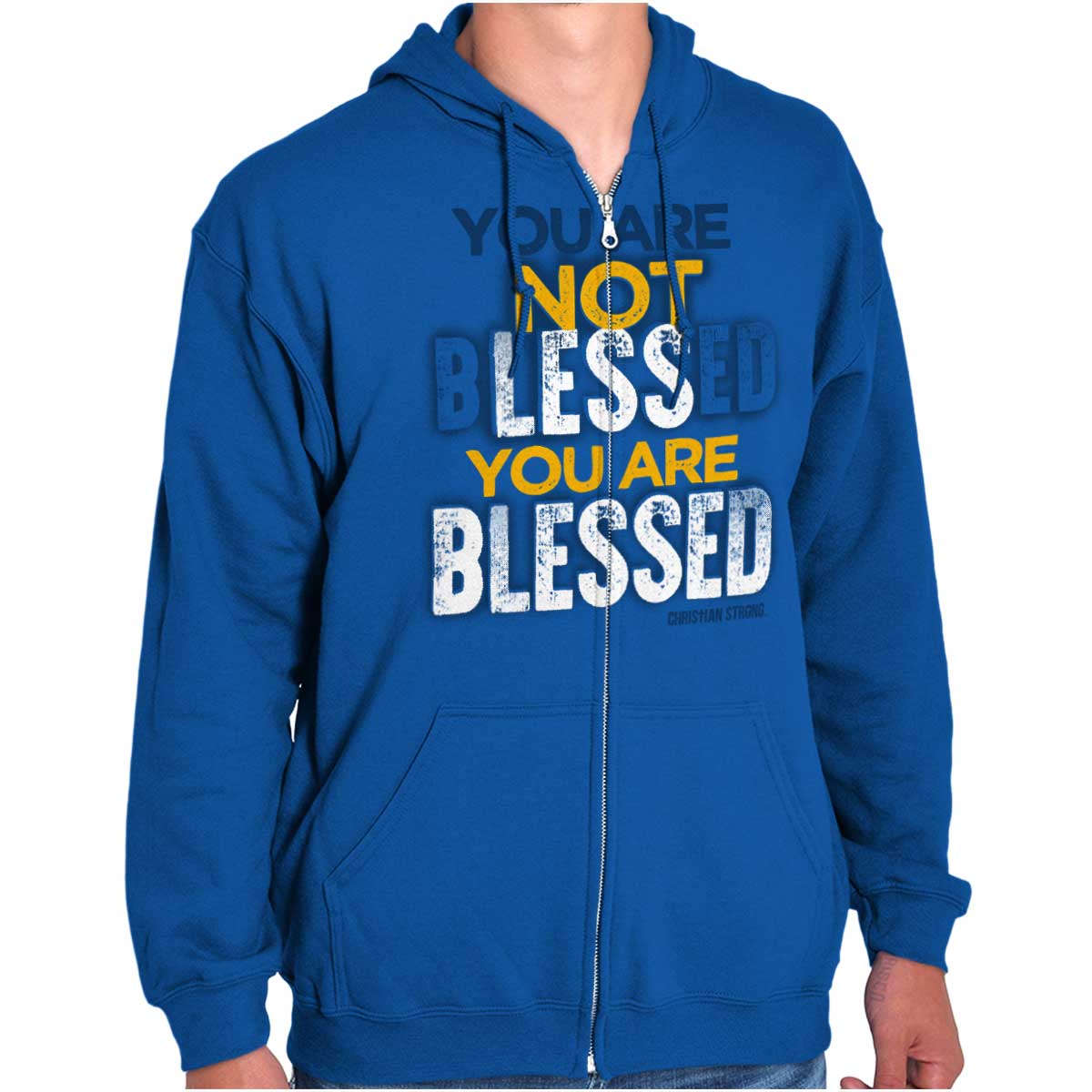 Not Less Blessed Zip Hoodie