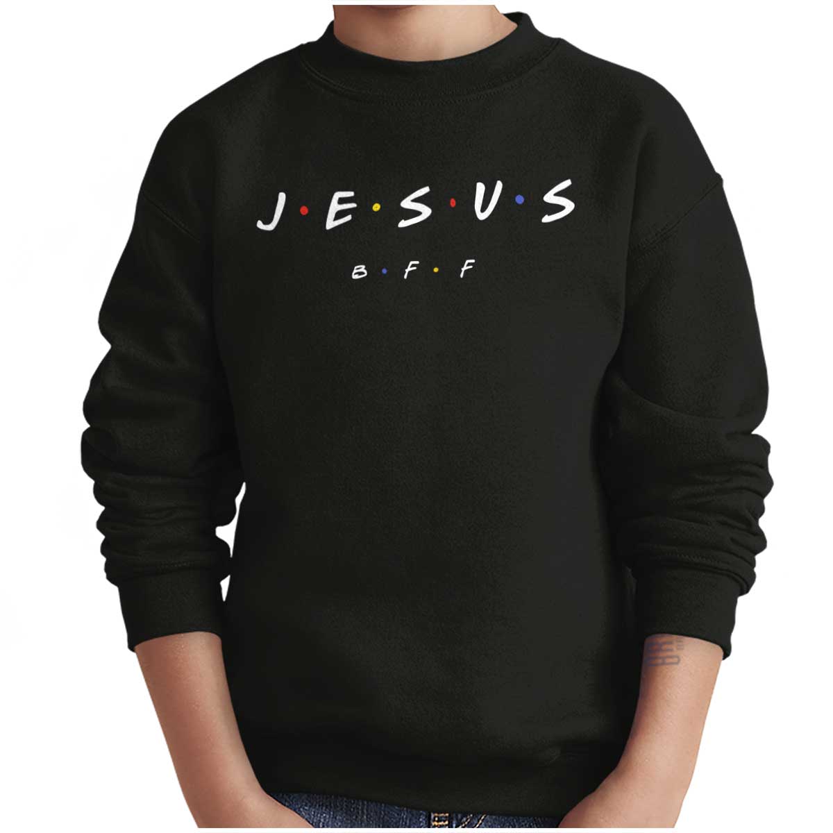 Jesus Christ Bff Youth Sweatshirt