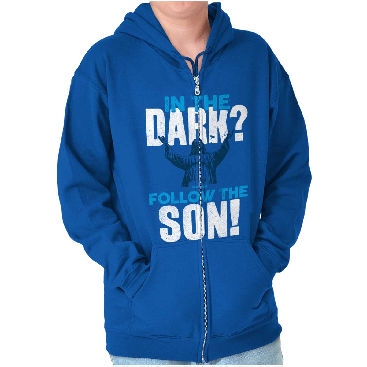 Follow The Son Zip Hoodie