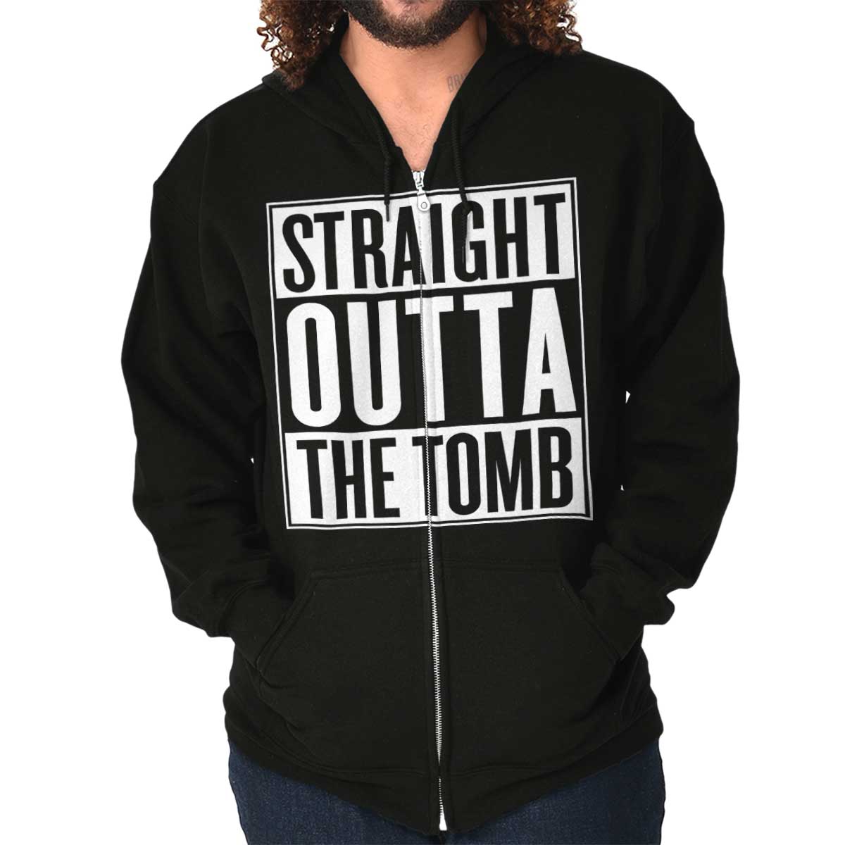 Straight Outta The Tomb Zip Hoodie