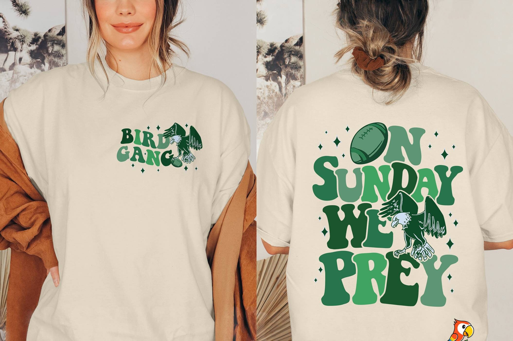 Philly Football Shirt | On Sundays We Prey | Vintage Philadelphia Shirt Gameday Phil | Sundays are for the Birds