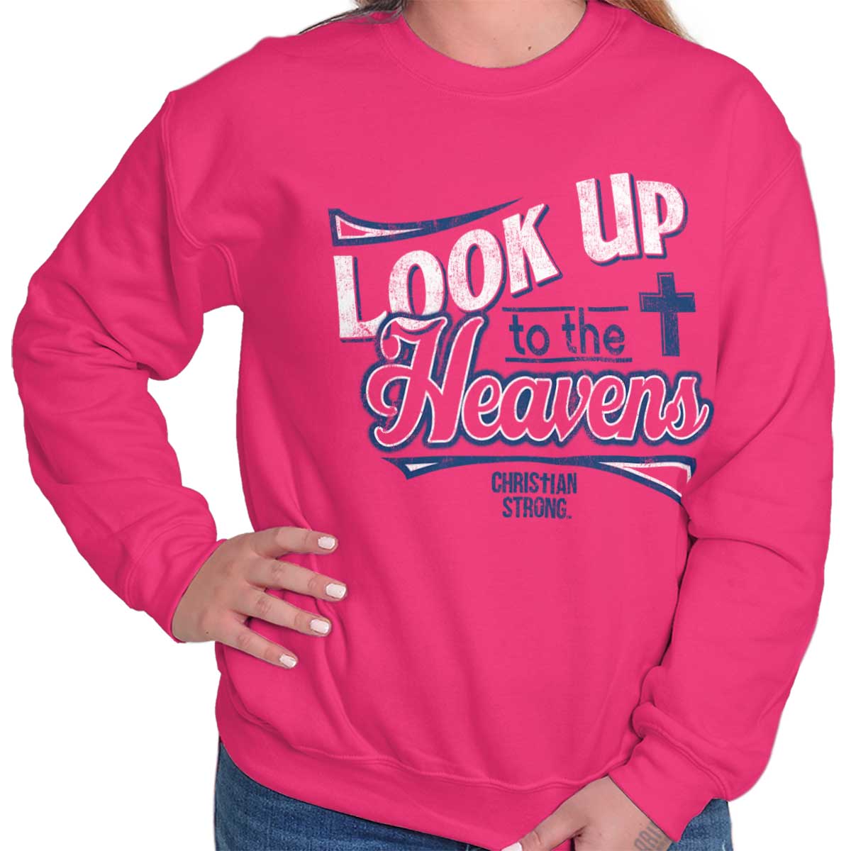 Look Up To Heavens Crewneck Sweatshirt