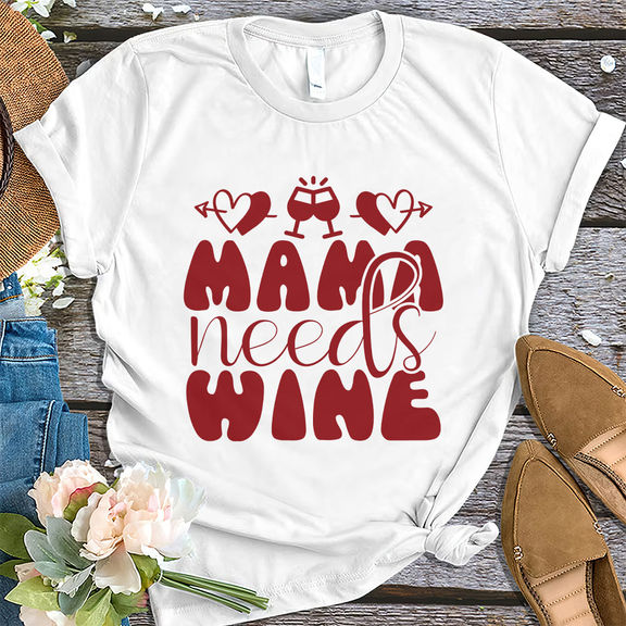 Mother’s Day Shirts – This Mama Needs Wine, Mother’s Day Shirt, Mothers Day Shirt Gift – Personalized Shirt