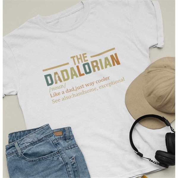 The Dadalorian T-Shirt, Funny Daddy Tee, Fathers Day Shirt, Fathers Day Gift, Best Dad, Number 1 Shirt, This is The Way Cooler Shirt