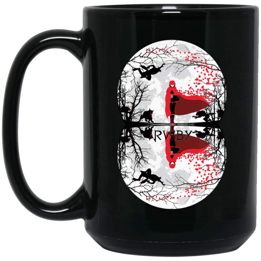 RWBY Grimm Eclipse RWBYGE Moon T Shirts Big Black Mug