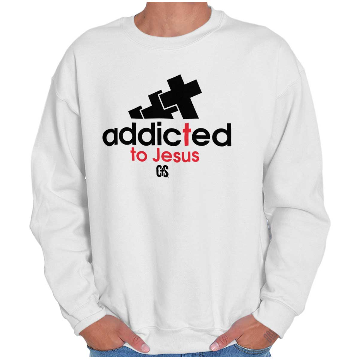 Addicted To Jesus Crewneck Sweatshirt