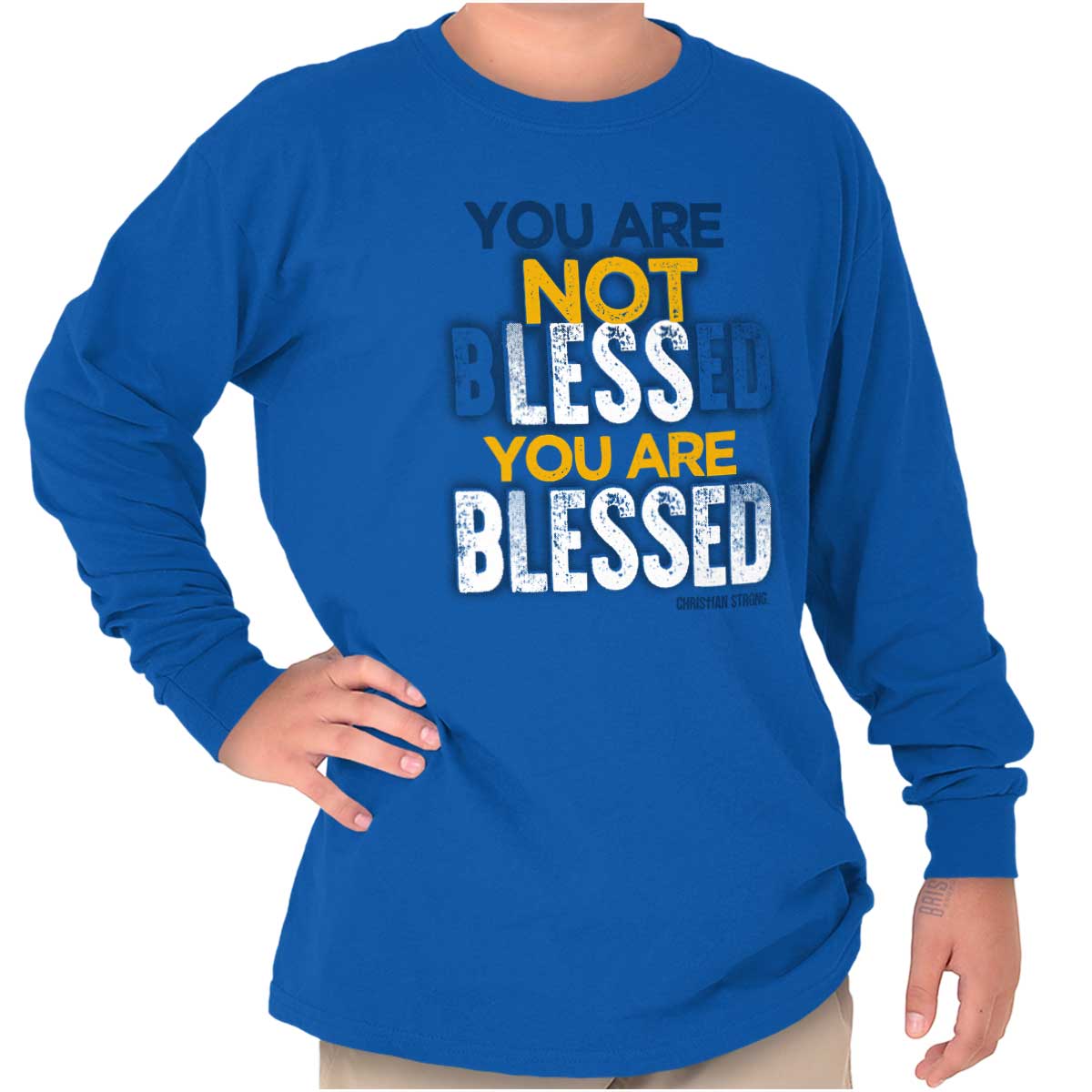 Not Less Blessed Youth Long Sleeve T Shirt