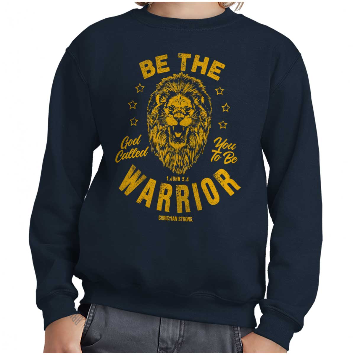 Be The Warrior Lion Youth Sweatshirt