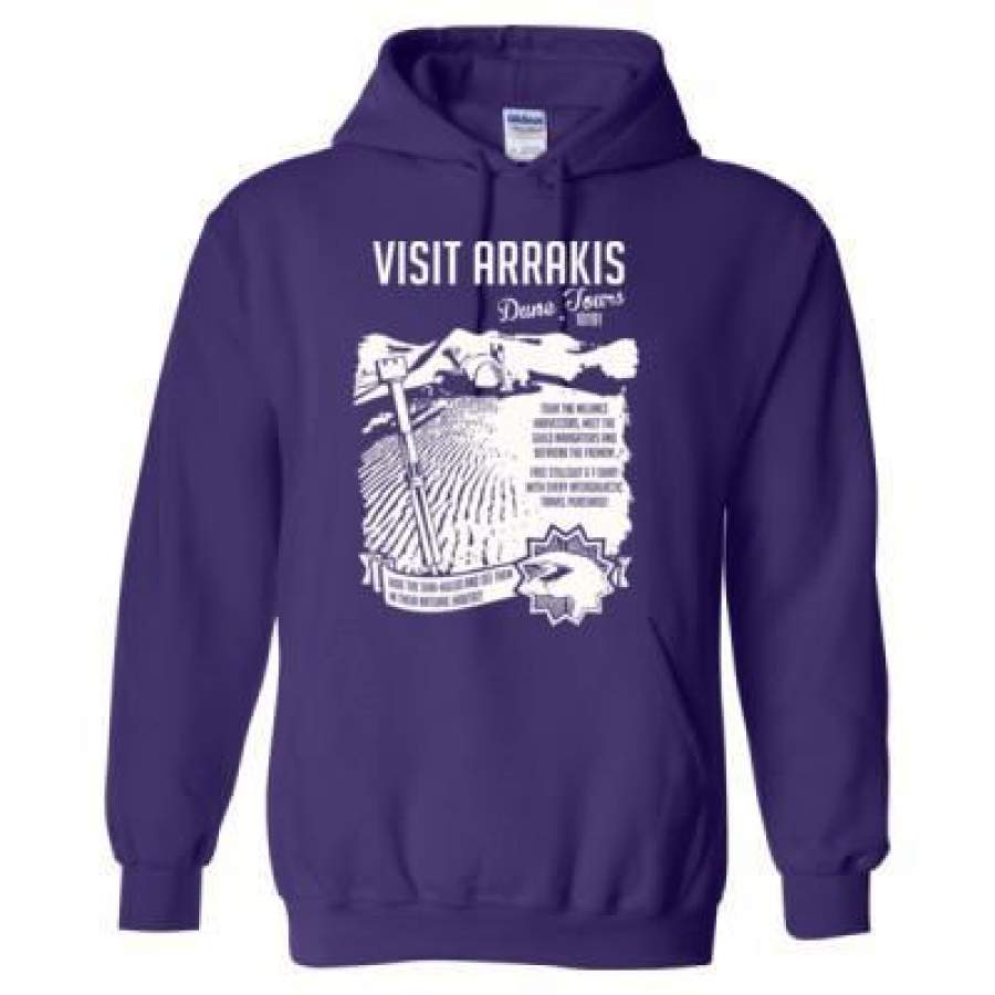 AGR Visit Arrakis Dune Tours – Heavy Blend™ Hooded Sweatshirt