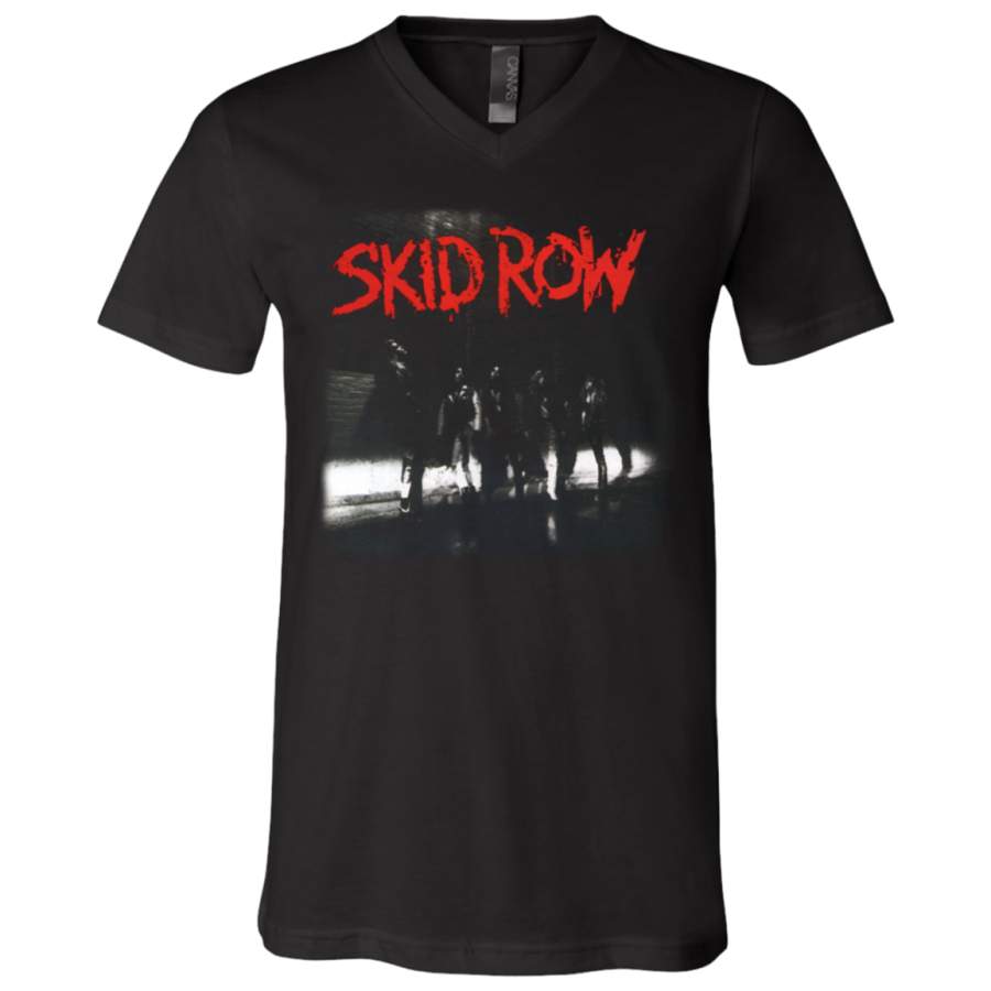 Skid Row – Skid Row V-Neck T-Shirt