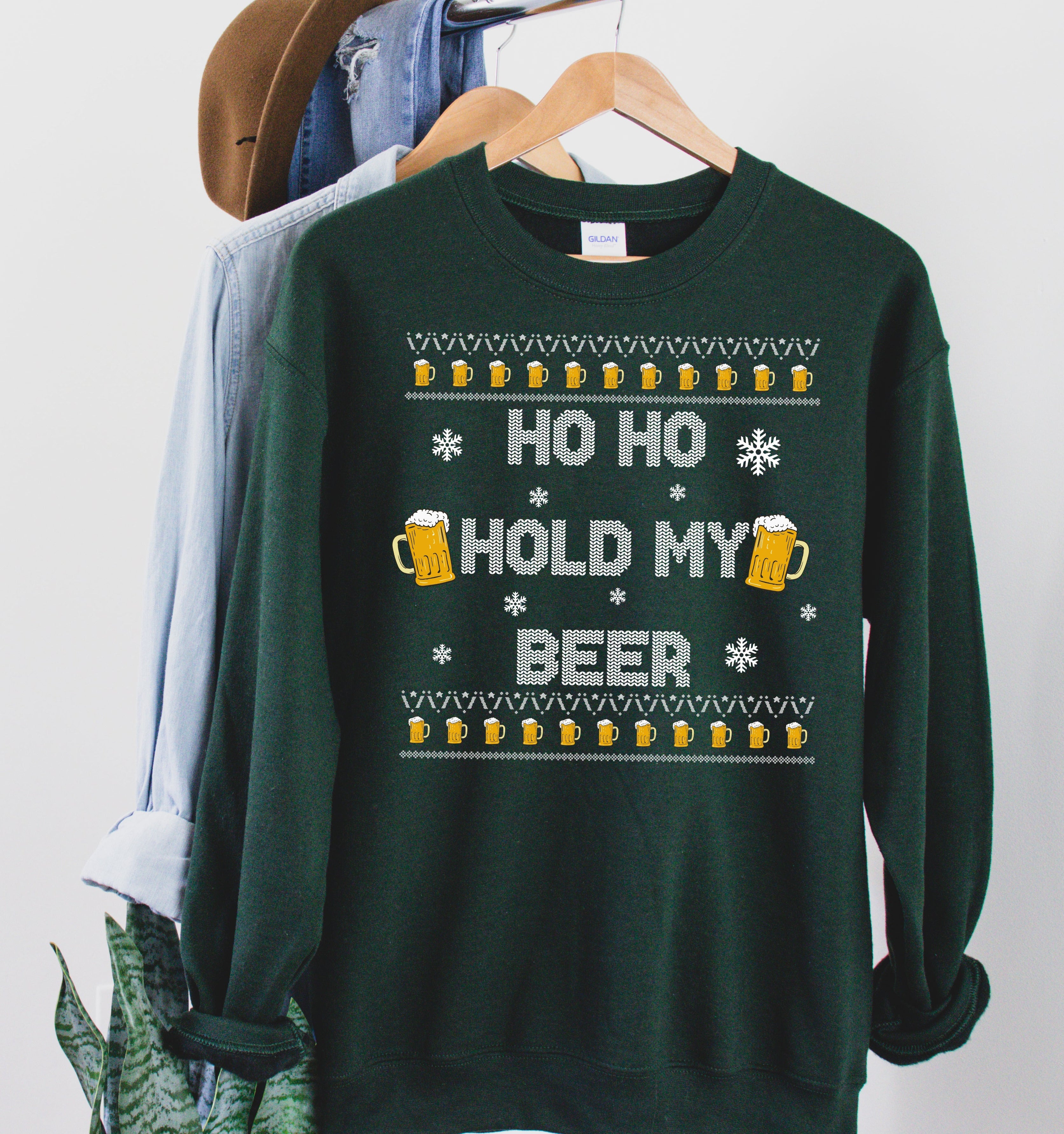 Ho Ho Hold My Beer Sweatshirt