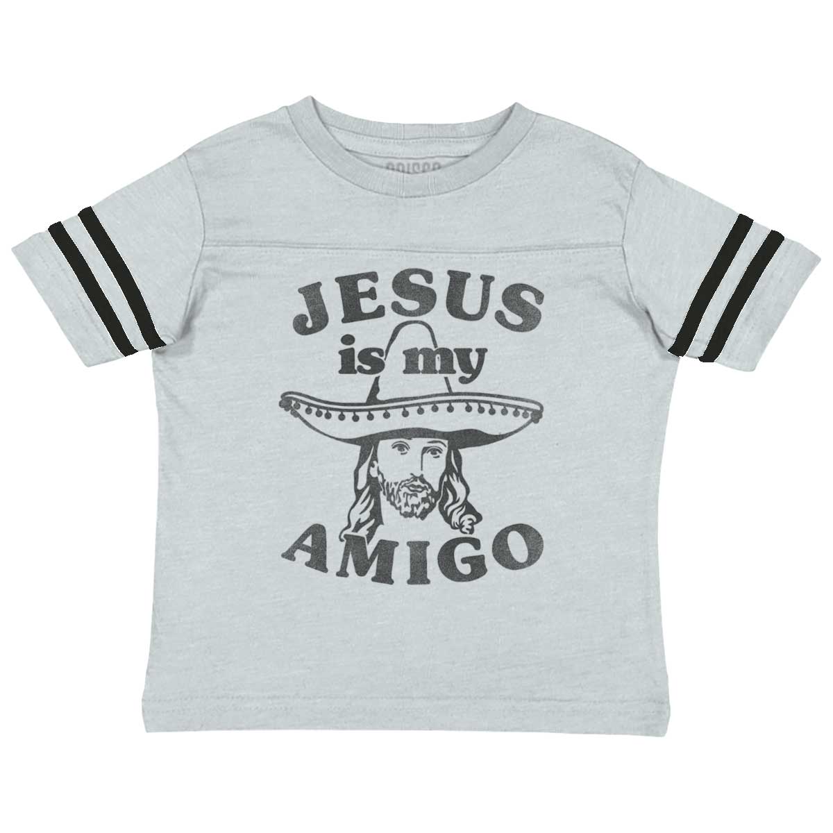 Amigo Jesus Toddler Football Jersey T-Shirt