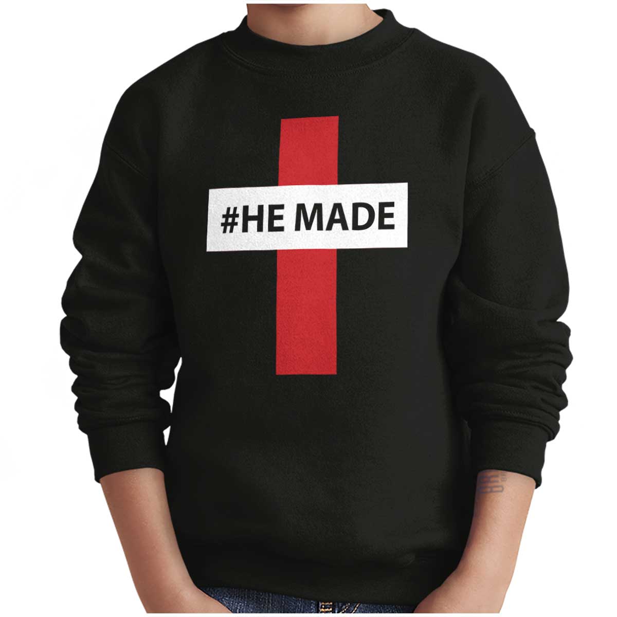 Hashtag Religious Youth Sweatshirt