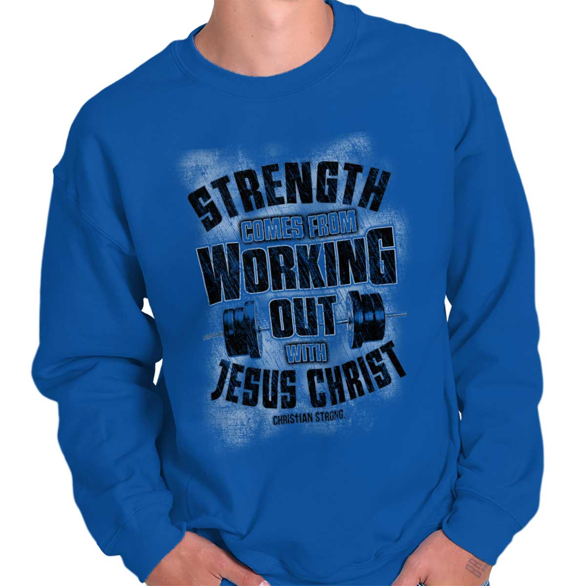 Work Out With Christ Crewneck Sweatshirt