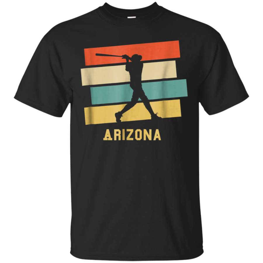 AGR Arizona T-Shirt Retro Baseball Sports Tee