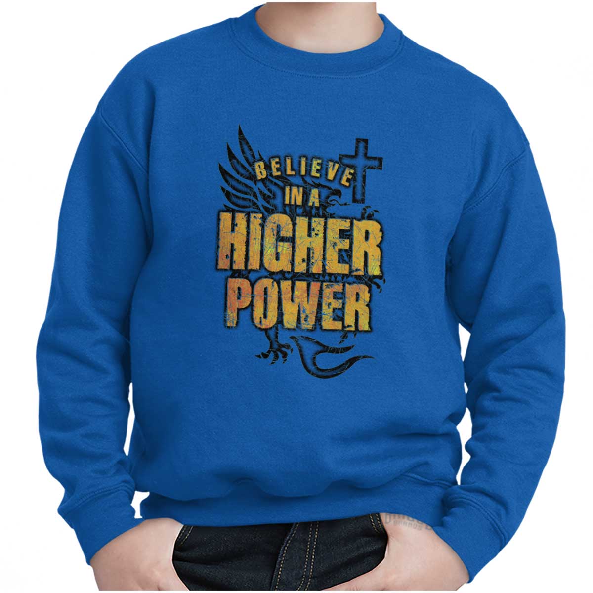 Believe In A Higher Power Youth Sweatshirt