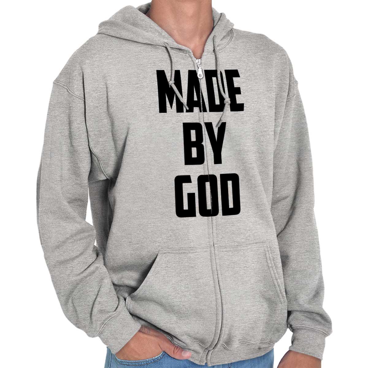 Made By God Zip Hoodie