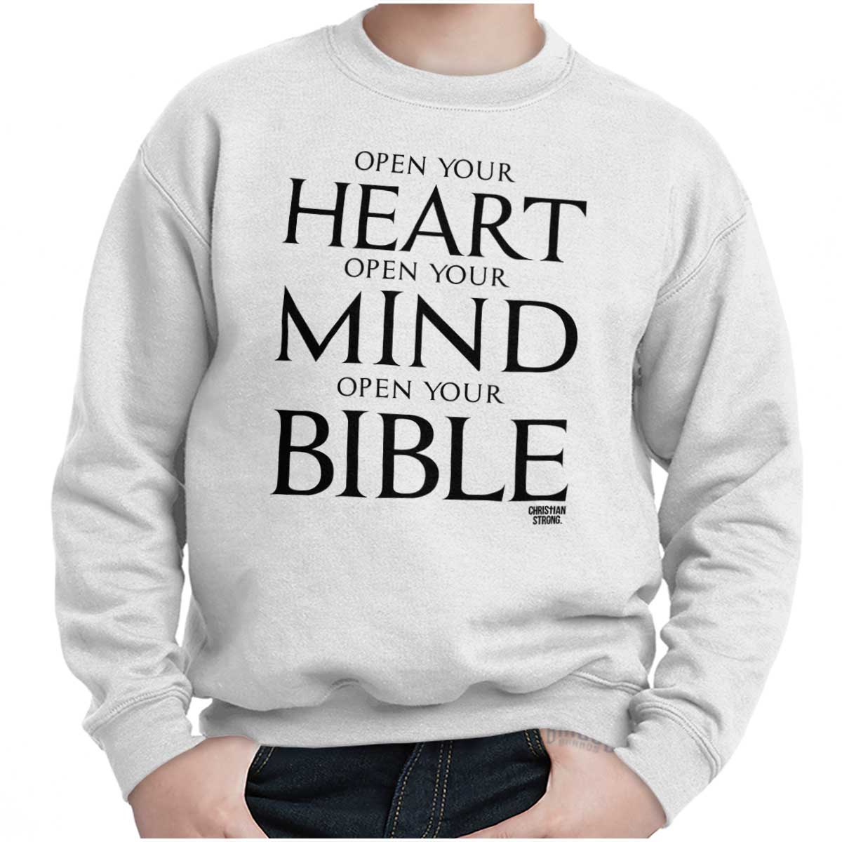 Open Your Bible Youth Sweatshirt