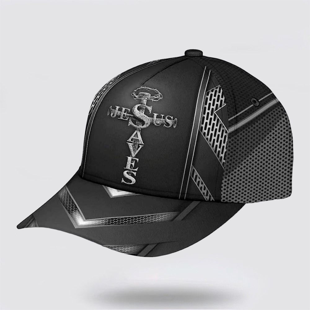 Jesus Save Cross Nail Classic All Over Print Baseball Cap, God Cap, Gift Ideas For Male