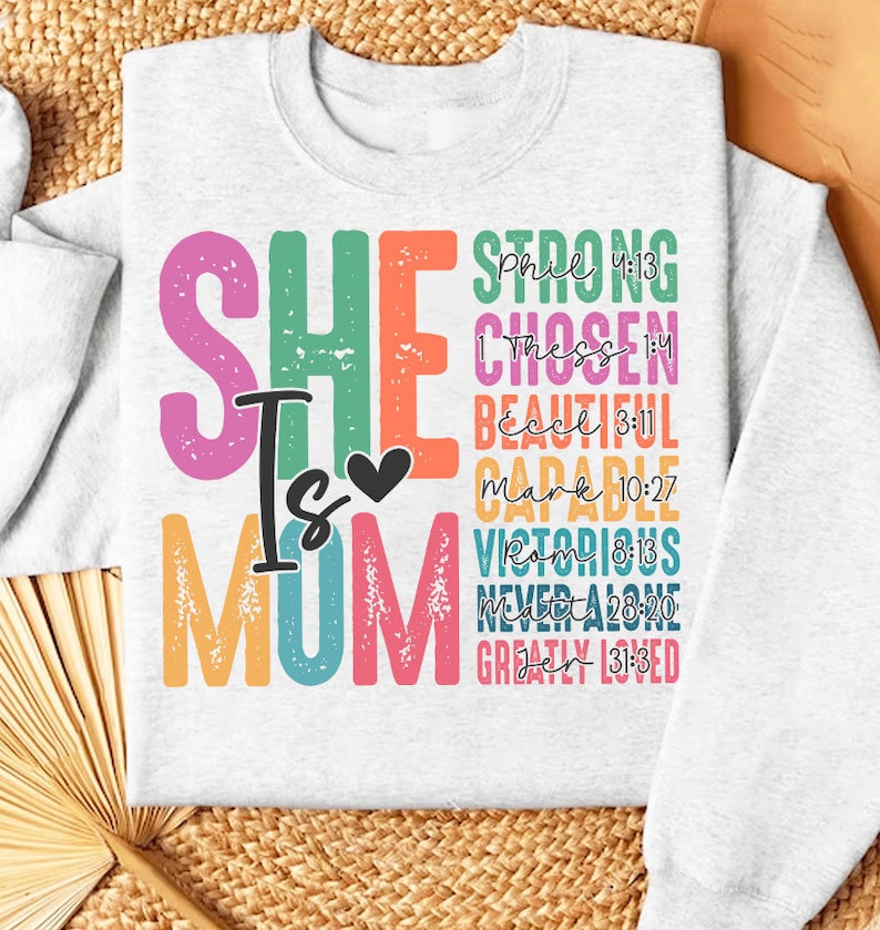 She is Mom Sweatshirt, Retro Mother Shirt, Blessed Mom Shirt, Mom Shirt, Mom Life, Mother’s Day Gift, Mom Gift, Gift for Mom, Retro Mama Quotes