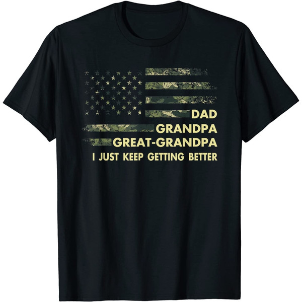 Mens Fathers Day Gift from Grand Dad Grandpa Great Grandpa T-Shirt