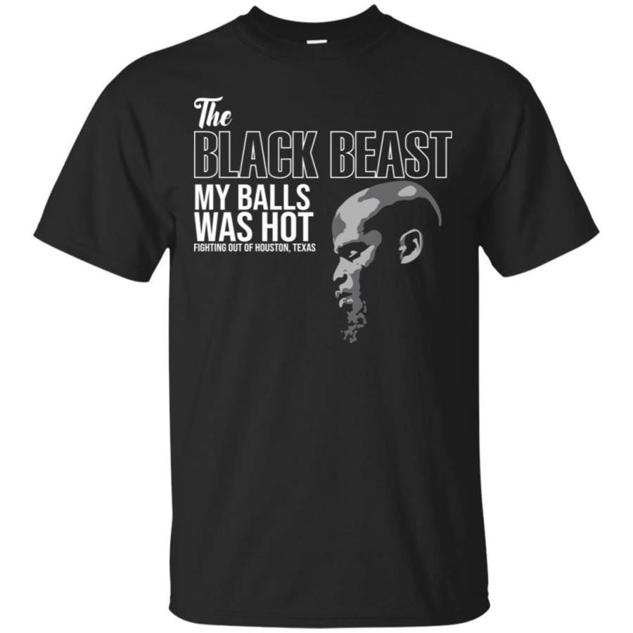 AGR Derrick Lewis The Black Beast My Balls Was Hot Shirt