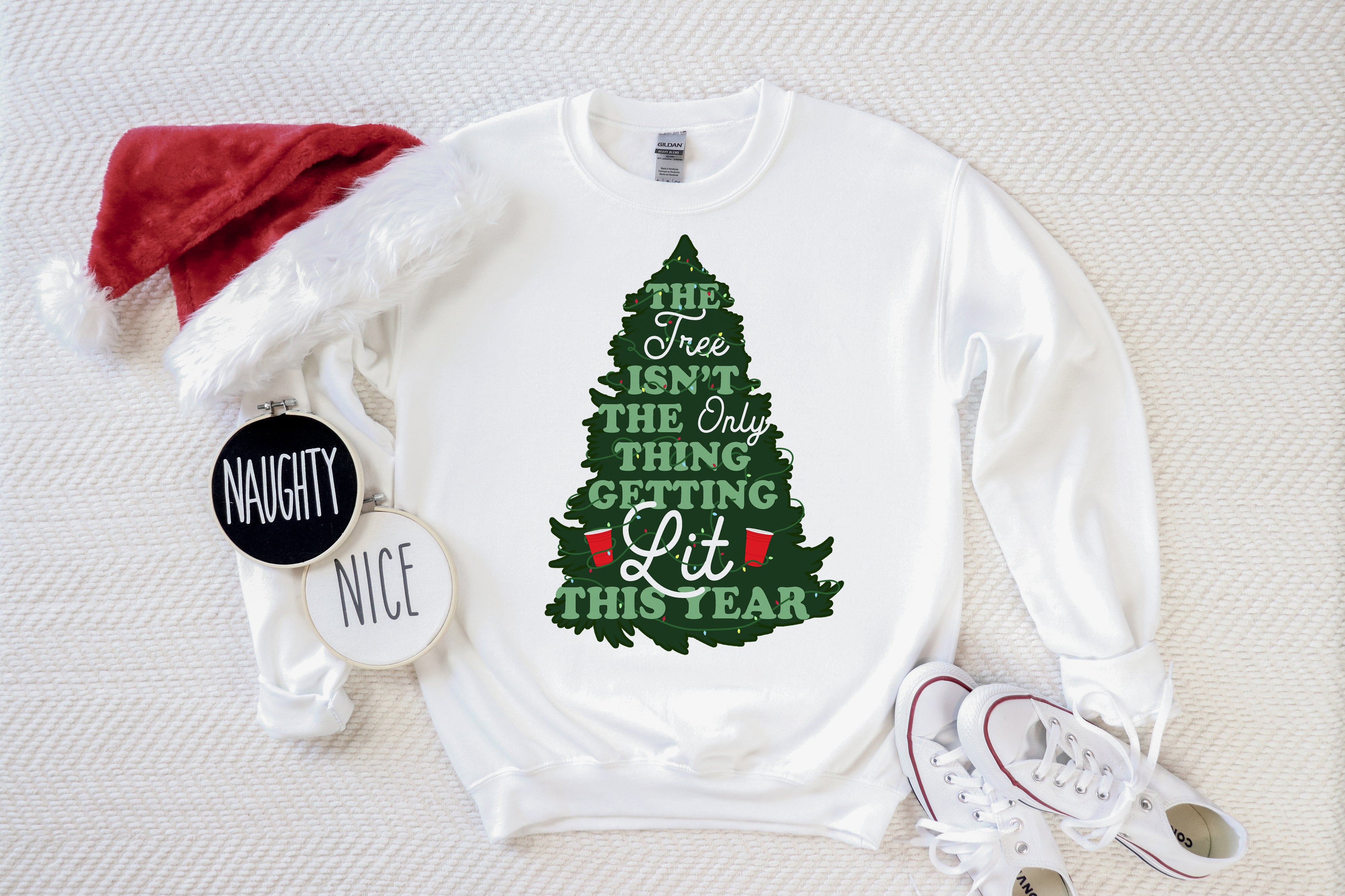 The Tree Isn’T The Only Thing Getting Lit This Year Sweatshirt