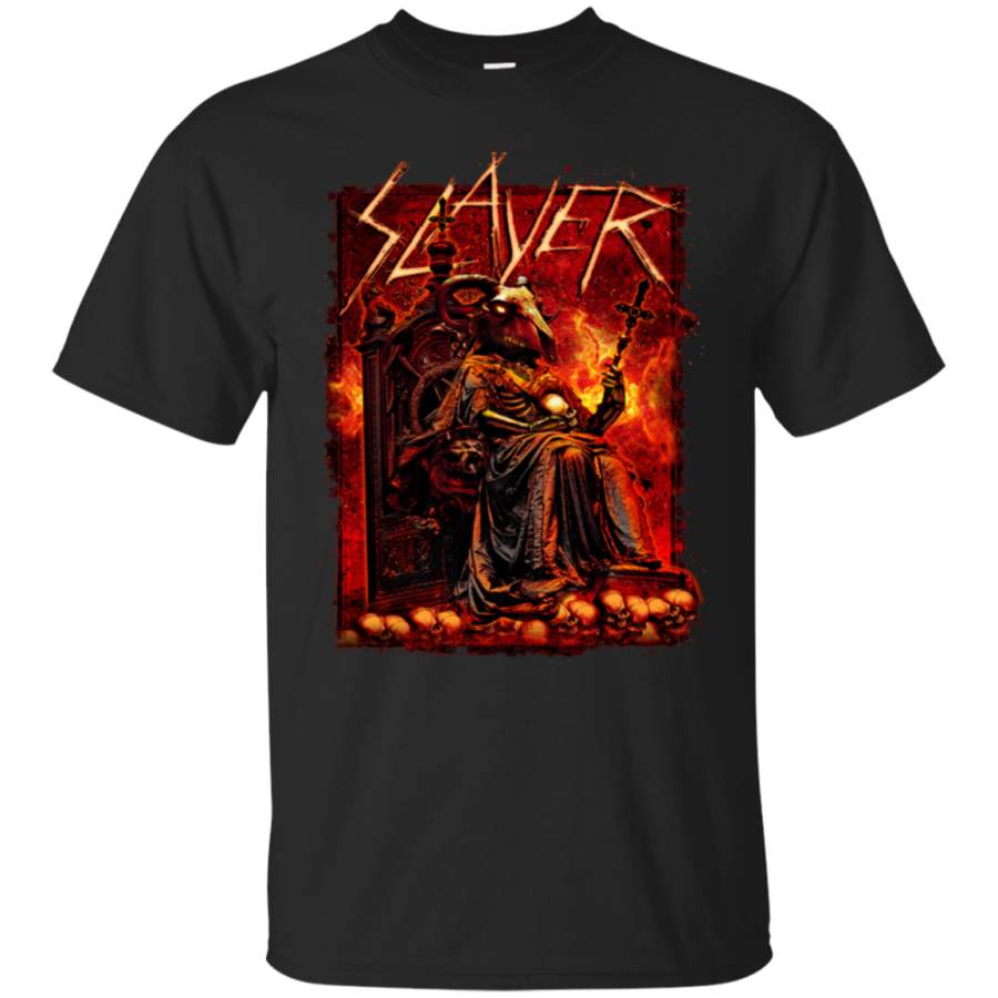 Slayer T Shirt Goat Skull Band Logo Official T-Shirt