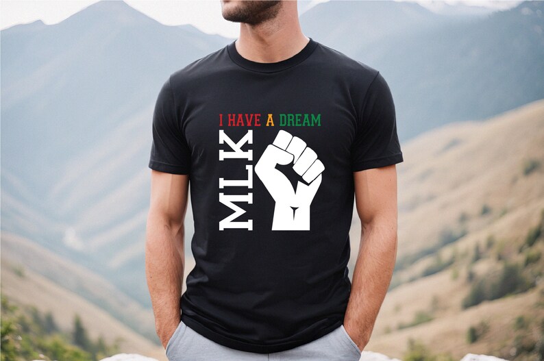 Black History Month Tshirt, African American Shirt, Dream Like King, Martin Luther King Shirt, African American Shirt