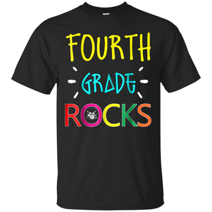 AGR Awesome Fourth Grade Rocks Gift T shirt Funny Back To School