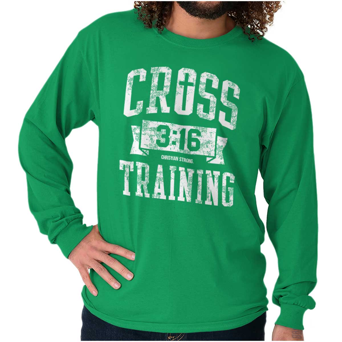 Cross Training Jesus Long Sleeve T Shirt