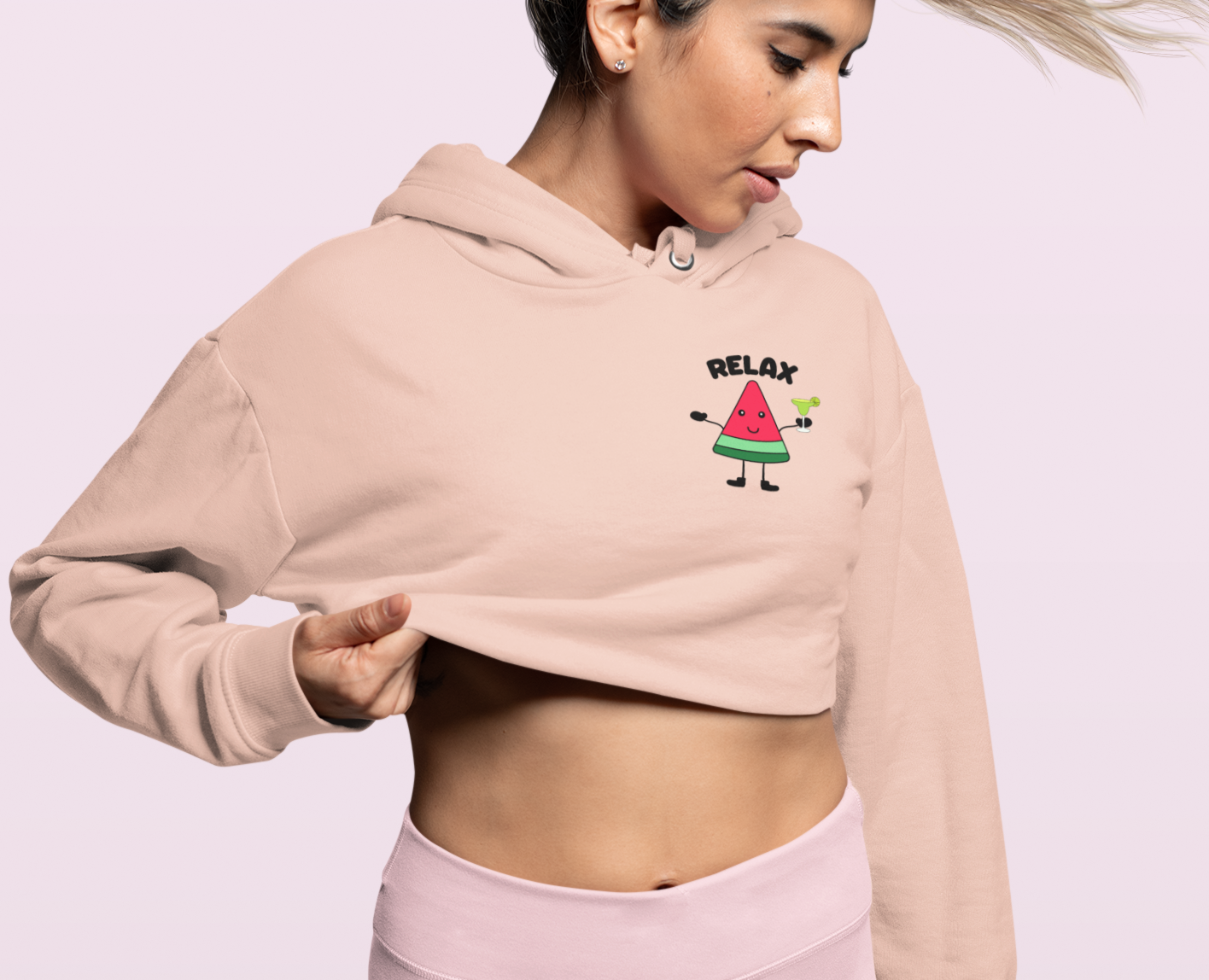 Relax Crop Hoodie