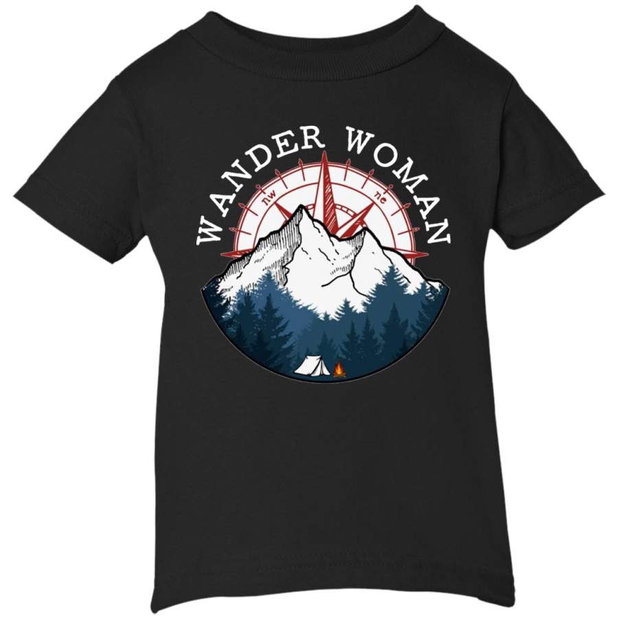 AGR Camping Hiking Wander Woman T-shirt Infant Short Sleeve T-Shirt