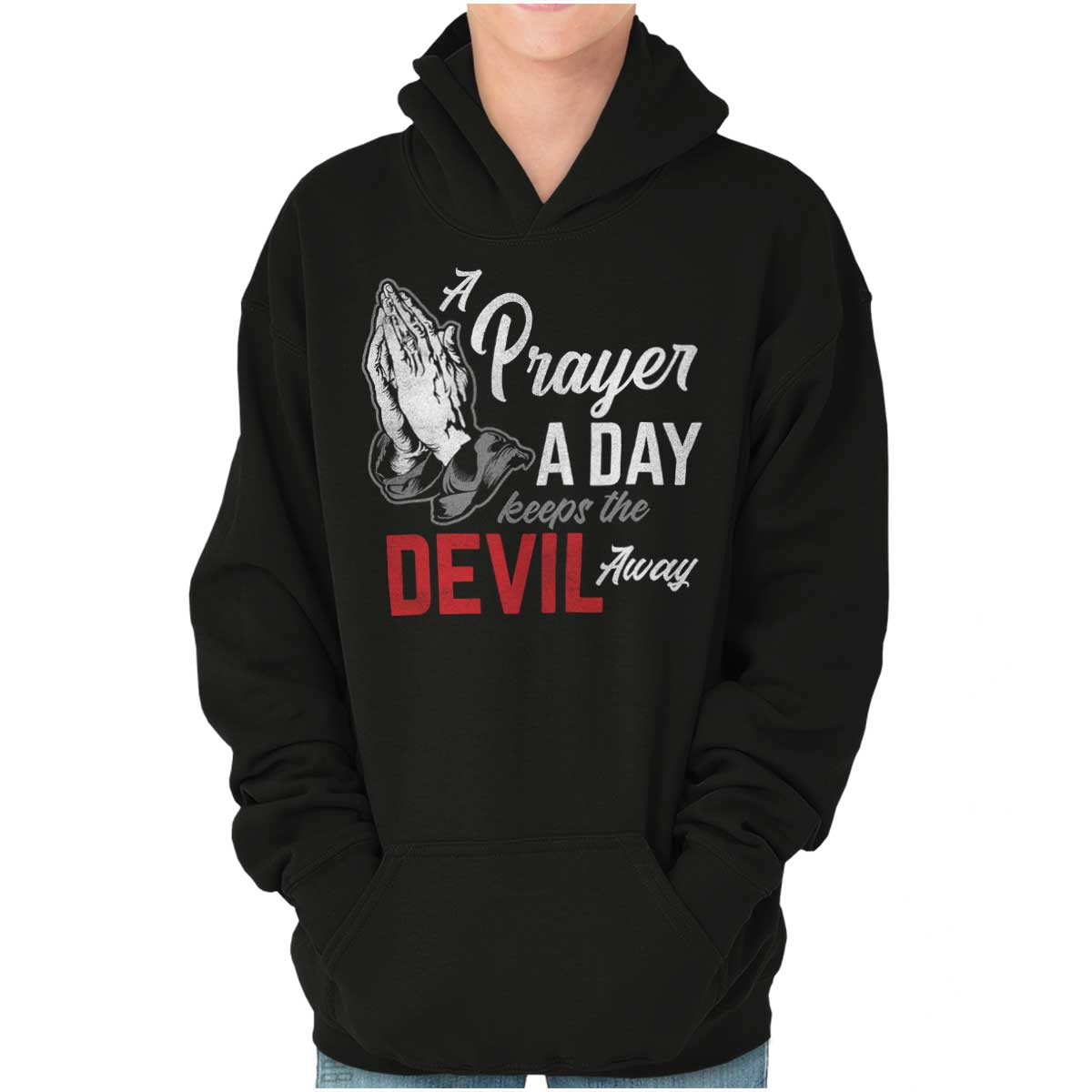 Pray A Day Youth Hoodie