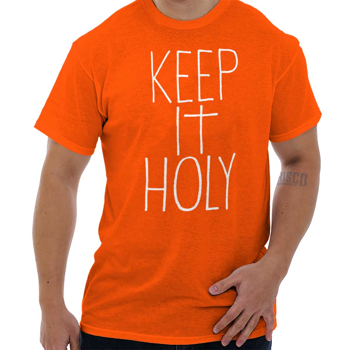 Keep It Holy Christian T Shirt Jesus Cross Novelty Gift Idea T-Shirt T-Shirt