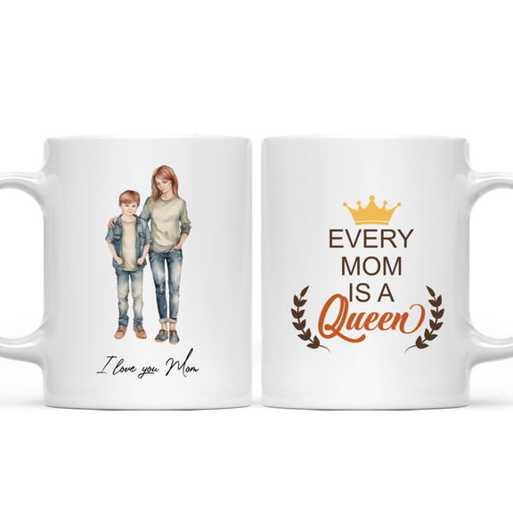 Mother Mug – Mother Mug – Custom Mug – Mother’s Day Mug – Mother and Son, Mother and Daughter, Meaningful Gifts For Family, Couple, Wife, Parents, Grandmas – Personalized Mug