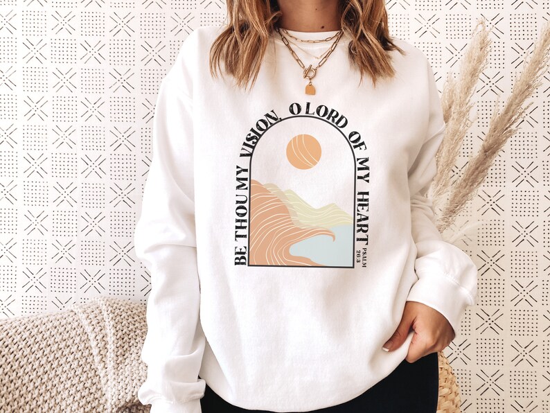 Christian Sweatshirt Verse Shirt Christian Crewneck Christian Apparel Faith Sweatshirt Christian Gift Aesthetic Clothing Christian Clothing