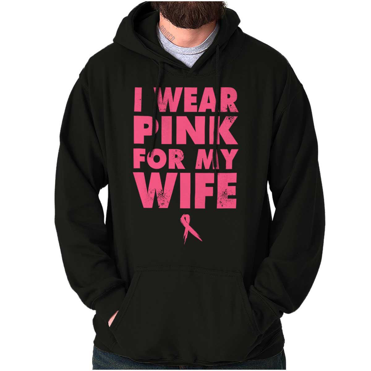 Wear Pink For My Wife Hoodie