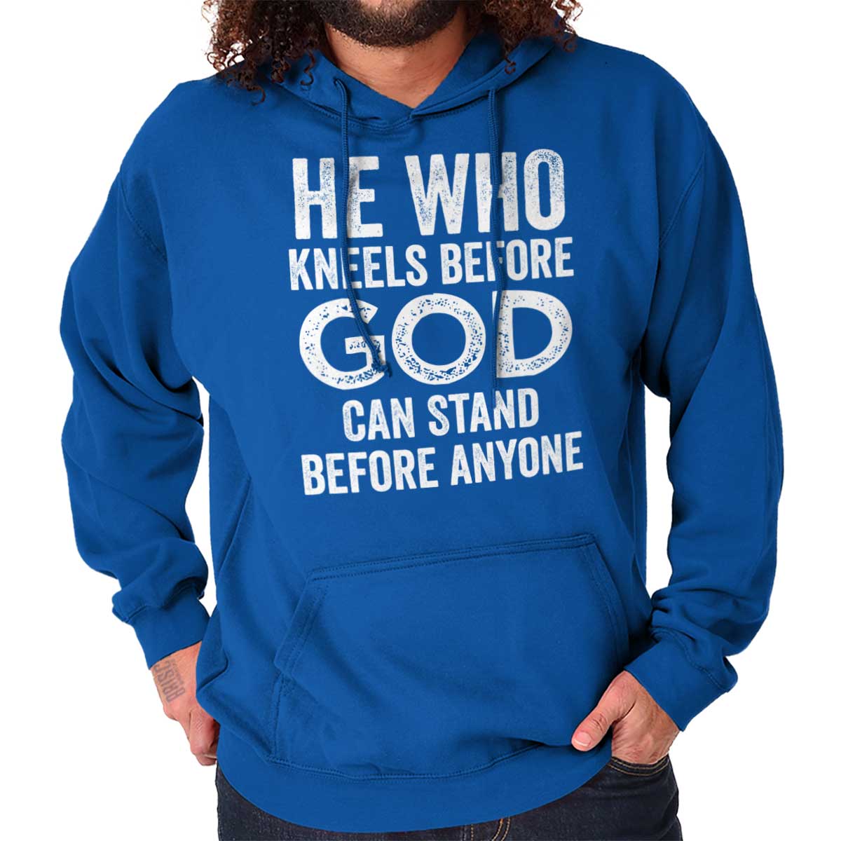 Kneels Before God Hoodie