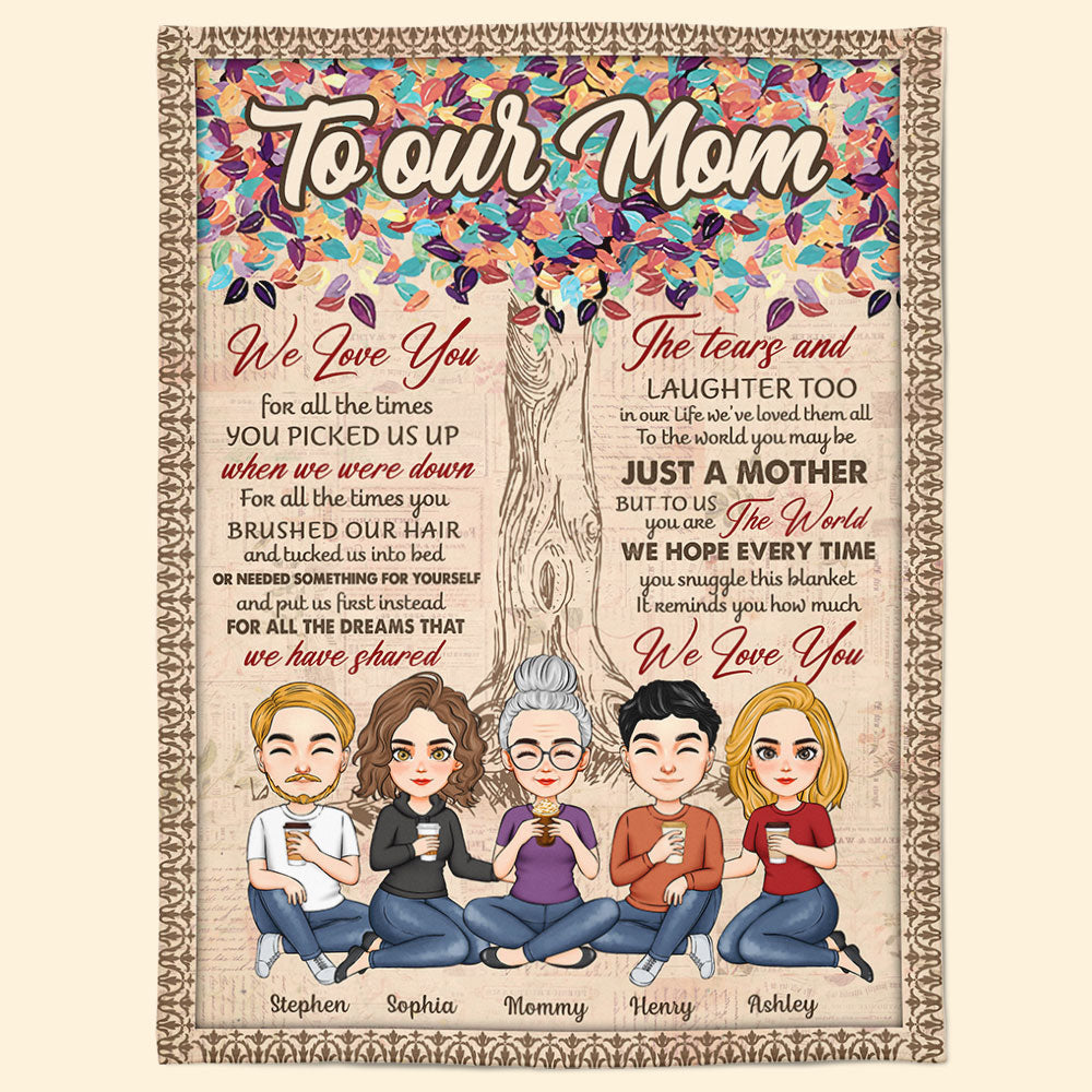 It Reminds You How Much We Love You – Personalized Blanket