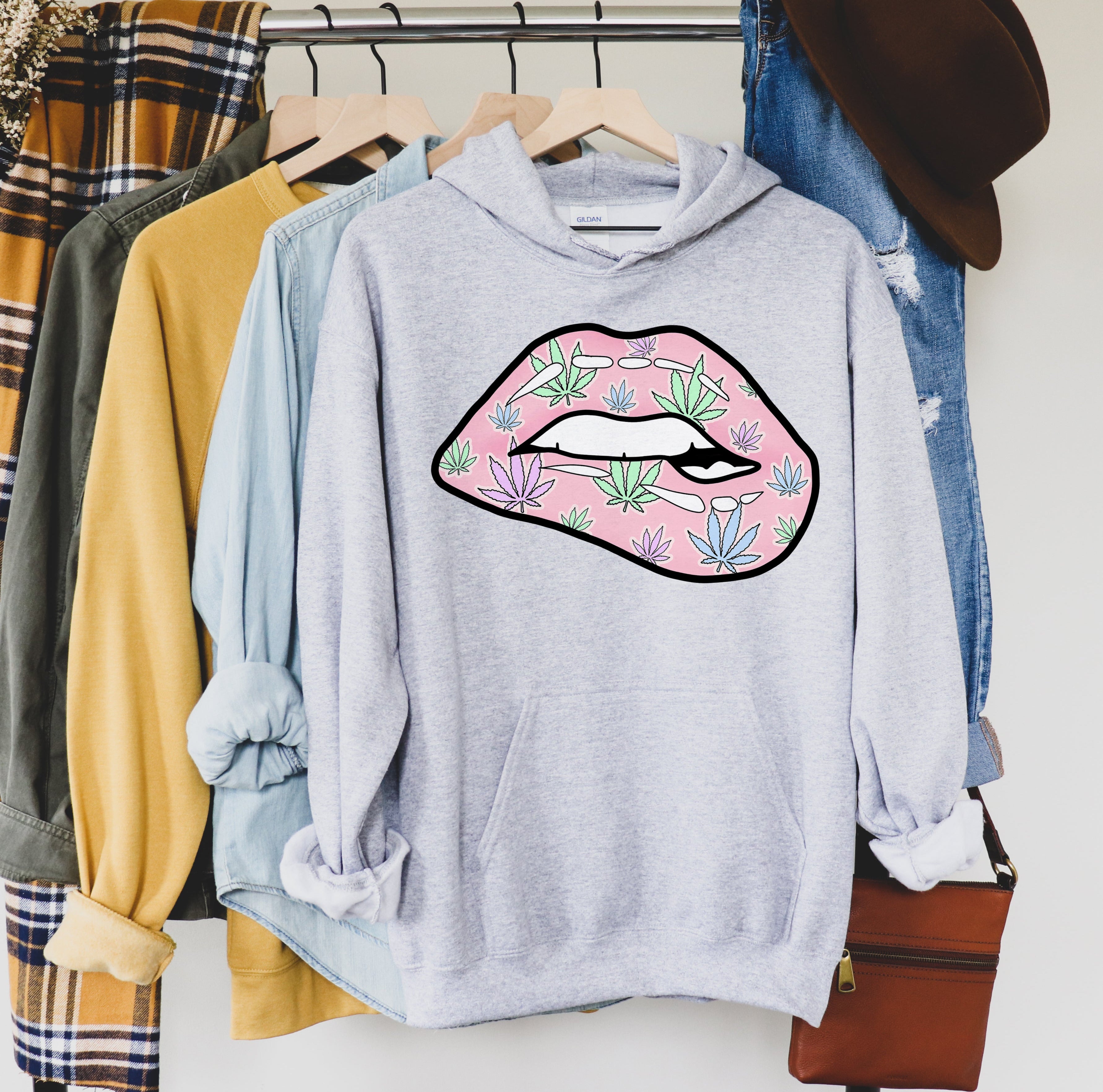 Weed Lips Hoodie